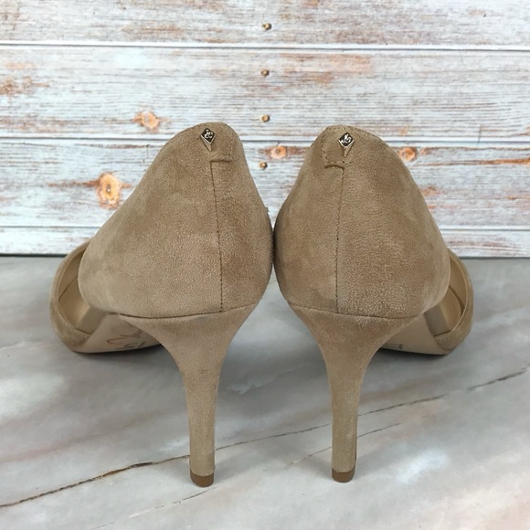 Sam Edelman Tesla D’orsay Pumps in Tan Suede - Picture 5 of 8